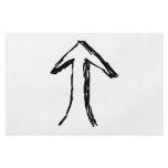 Arrow Pointing Up. Black and White. flyers