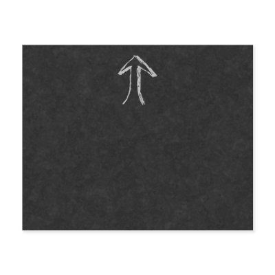 Arrow Pointing Up. Gray on Dark Background. Full Color Flyer by Graphics_By_Metarla