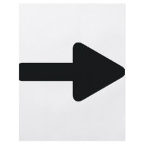 arrow right icon black flyers