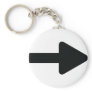 arrow right icon black keychain