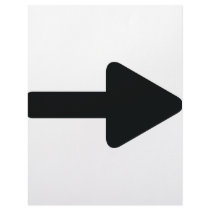 arrow right icon black customized letterhead
