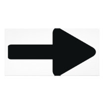 arrow right icon black picture card