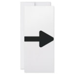 arrow right icon black full color rack card