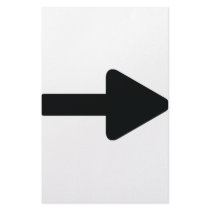 arrow right icon black stationery