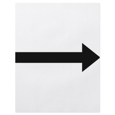 arrow right icon custom flyer by TomaniacLines