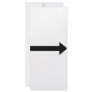 arrow right icon customized rack card