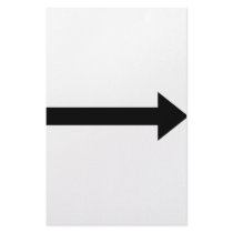 arrow right icon custom stationery