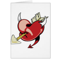 Arrow Through Devil Heart cards by doonidesigns Arrow Through Devil Heart cards