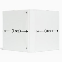 Arrow To Knee Vinyl Binder