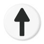 arrow up icon fridge magnet