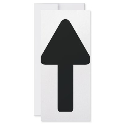 arrow up icon rack card by TomaniacLines