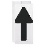 arrow up icon rack card