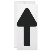 arrow up icon rack card
