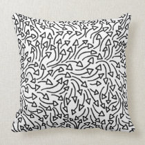 Arrows - Black on White american mojo pillows