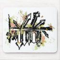 arrows floral sign mousepads