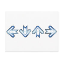 Arrows Postcard