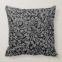 Arrows - White on Black american mojo pillows