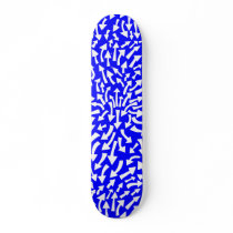 Arrows - White on Blue skateboards