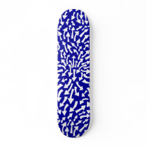 Arrows - White on Dark Blue skateboards