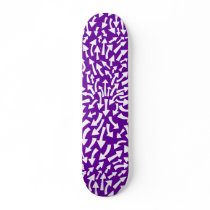 Arrows - White on Deep Purple skateboards