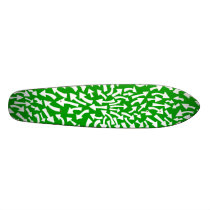 Arrows - White on Grass Green (70s Flashback) skateboards