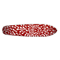 Arrows - White on Maroon (70s Flashback) skateboards