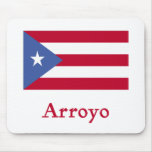 Arroyo Puerto Rican Flag Mouse Pads