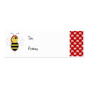 Arrr!Bee Bumble Bee Gift Tags