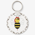 Arrr!Bee Bumble Bee Keychain