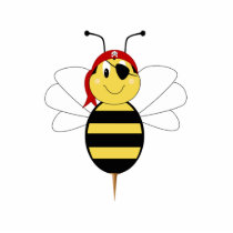 Arrr!Bee Bumble Bee Ornament photo sculptures