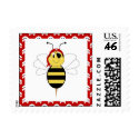 Arrr!Bee Bumble Bee Postage Stamp