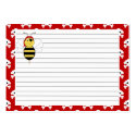 Arrr!Bee Bumble Bee Recipe Card business cards by bugspot Arrr!Bee Bumble Bee Recipe Card business cards