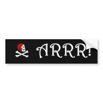 ARRR! BUMPER STICKERS