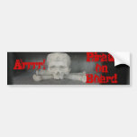 Arrrr, Pirate on Board Bumper Sticker
