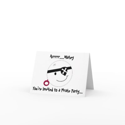 Arrrrr....Matey, You're Inv... Card by seashell2