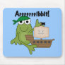 Arrrrrrribbit Frog Pirate Tshirts and Gifts Mouse Pad