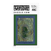 Ars Longa, Vita Brevis Postage Stamp by DanceswithCats Ars Longa, Vita Brevis Postage Stamp