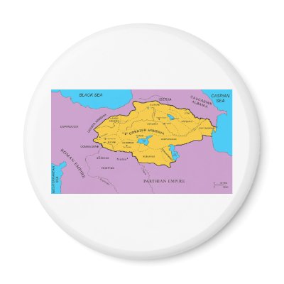 Arsacid / Arshakuni Dynasty Map Refrigerator Magnets by TheCommitteeTo