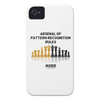 Arsenal Of Pattern Recognition Rules Inside Chess iPhone 4 Case-Mate Case