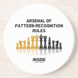 Arsenal Of Pattern Recognition Rules Inside Chess Drink Coasters
