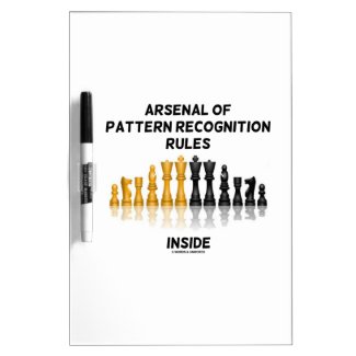 Arsenal Of Pattern Recognition Rules Inside Chess Dry-Erase Whiteboard