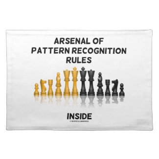 Arsenal Of Pattern Recognition Rules Inside Chess Placemats