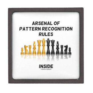 Arsenal Of Pattern Recognition Rules Inside Chess Premium Keepsake Boxes