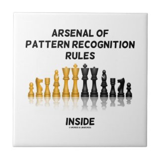Arsenal Of Pattern Recognition Rules Inside Chess Ceramic Tile