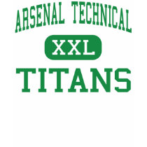 Arsenal Technical - Titans - High - Indianapolis t-shirts by customteamsportswear Arsenal Technical - Titans - High - Indianapolis t-shirts