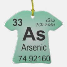Arsenic Individual Element of the Periodic Table Ornaments