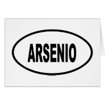 ARSENIO GREETING CARD