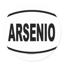ARSENIO STICKER