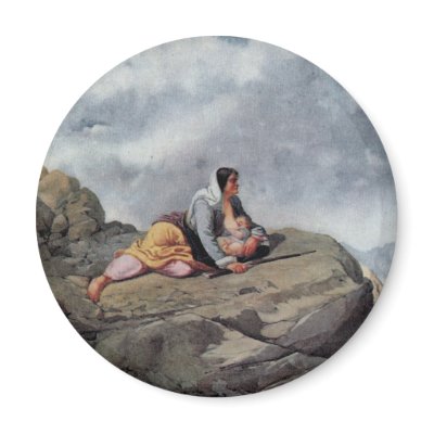 Arshak Fetvadjian, Woman of Sasun (Sasuntsi Kin) Refrigerator Magnet by wesleyowns