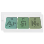 Arsine-Ar-Si-Ne-Argon-Silicon-Neon Custom Rack Card